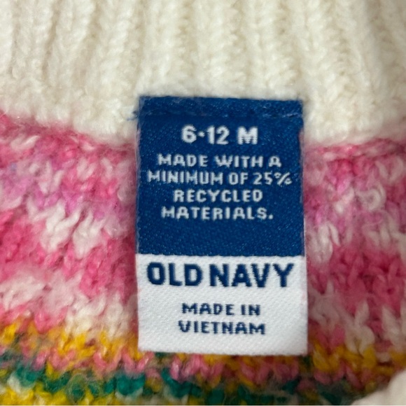Old Navy Pink Fair Isle Sweater
Size: 6–12 Months (Baby) - Picture 2 of 7